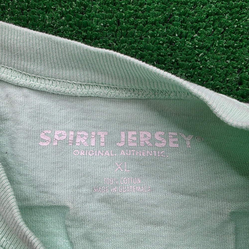 Sur La Mer Biarrits France Spirit Jersey Unisex XL Mint Green Surf Town - Picture 9 of 10